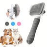 PAWCARE WORKS Self-Cleaning Slicker Brush — One Click Clean, Zero Mess, Pure Bliss