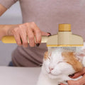 PAWCARE WORKS Pet Slicker Brush — Knot-Free Coats with One Satisfying Click