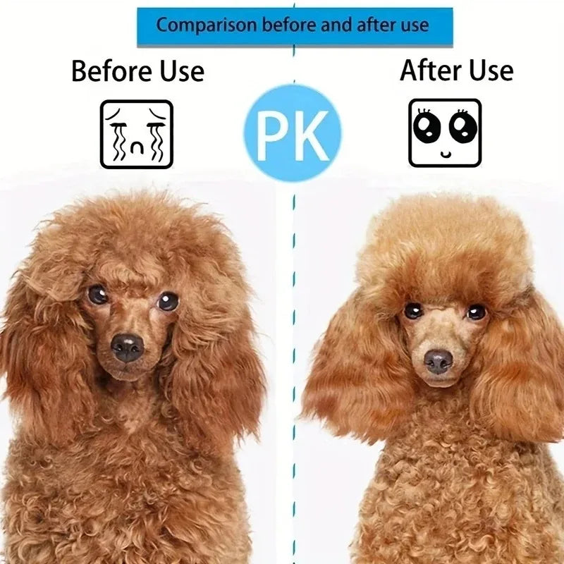 PAWCARE WORKS Self-Cleaning Slicker Brush — One Click Clean, Zero Mess, Pure Bliss