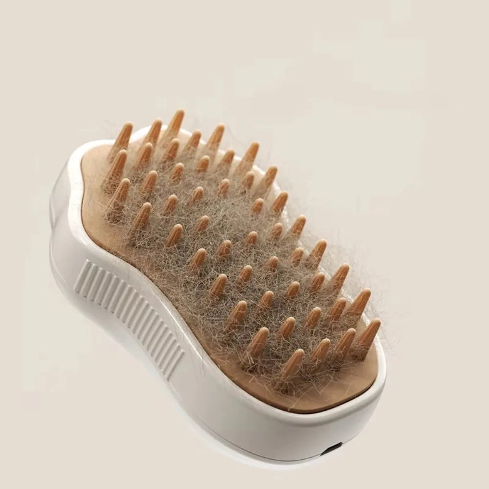 PAWCARE WORKS 3-in-1 Pet Steam Grooming Brush — Spa-Level Care for Your Furry Best Friend