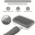 PAWCARE WORKS Self-Cleaning Slicker Brush — One Click Clean, Zero Mess, Pure Bliss
