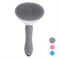 PAWCARE WORKS Self-Cleaning Slicker Brush — One Click Clean, Zero Mess, Pure Bliss