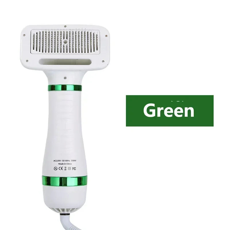 PAWCARE WORKS 2-in-1 Pet Hair Dryer & Comb — Whisper-Quiet Drying for Stress-Free Grooming