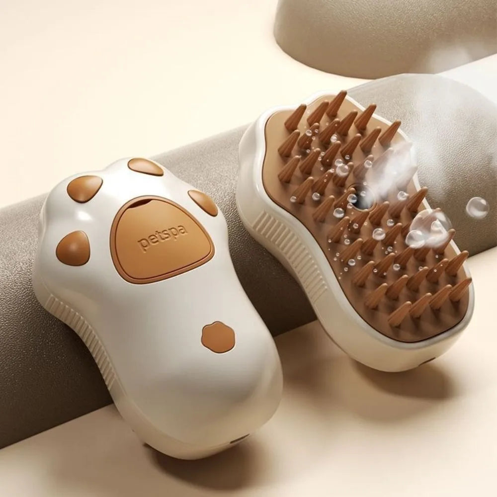 PAWCARE WORKS 3-in-1 Pet Steam Grooming Brush — Spa-Level Care for Your Furry Best Friend