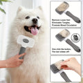 PAWCARE WORKS Self-Cleaning Slicker Brush — One Click Clean, Zero Mess, Pure Bliss