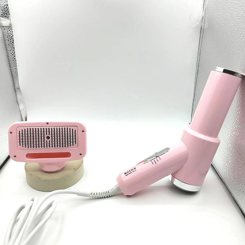 PAWCARE WORKS Pet Hair Dryer & Steam Brush — Salon-Soft Coats from the Comfort of Home