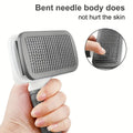 PAWCARE WORKS Self-Cleaning Slicker Brush — One Click Clean, Zero Mess, Pure Bliss