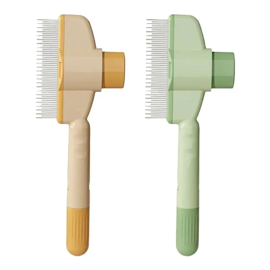 PAWCARE WORKS Pet Slicker Brush — Knot-Free Coats with One Satisfying Click