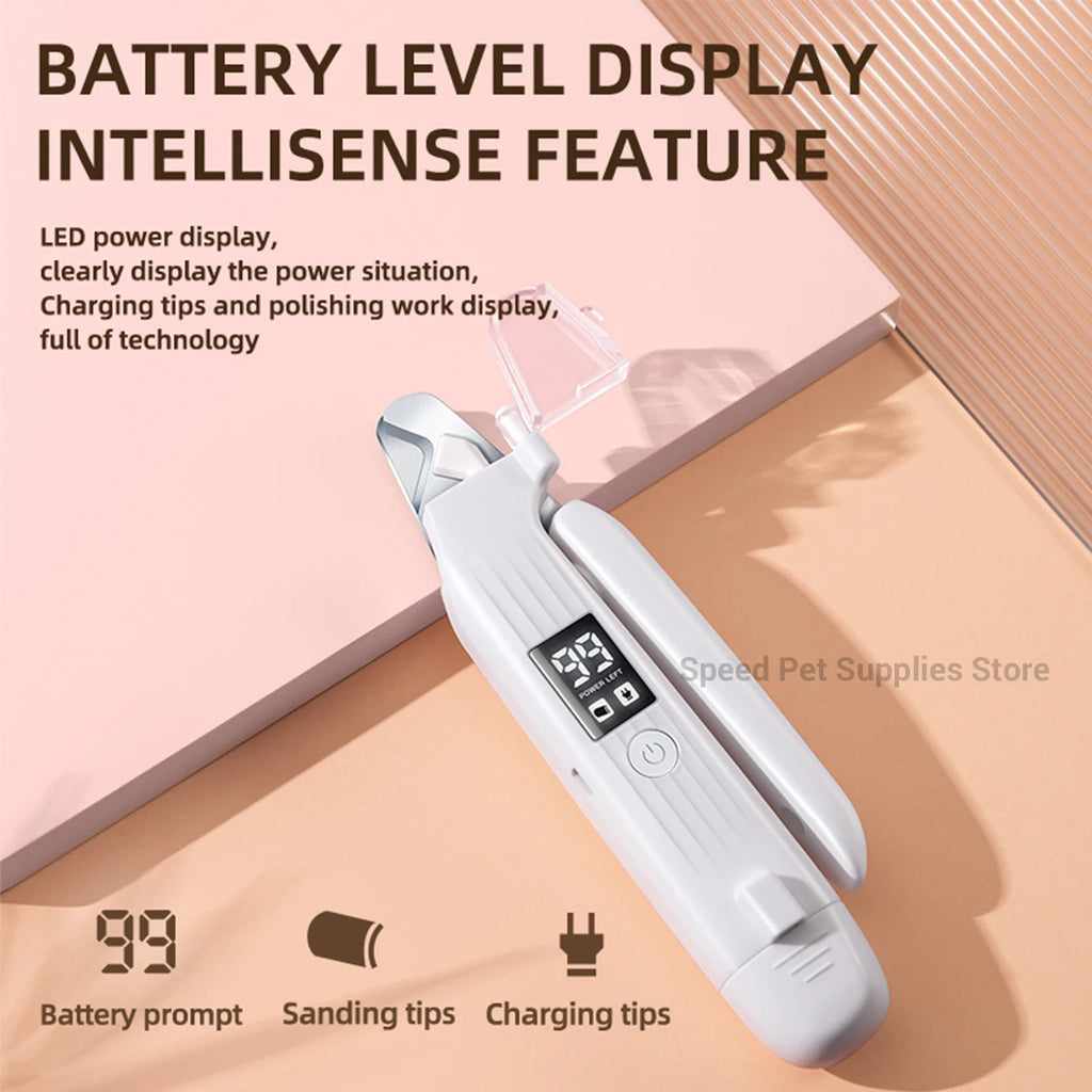 PAWCARE WORKS Electric Nail Trimmer & Grinder — Stress-Free Paws, Salon-Smooth Results