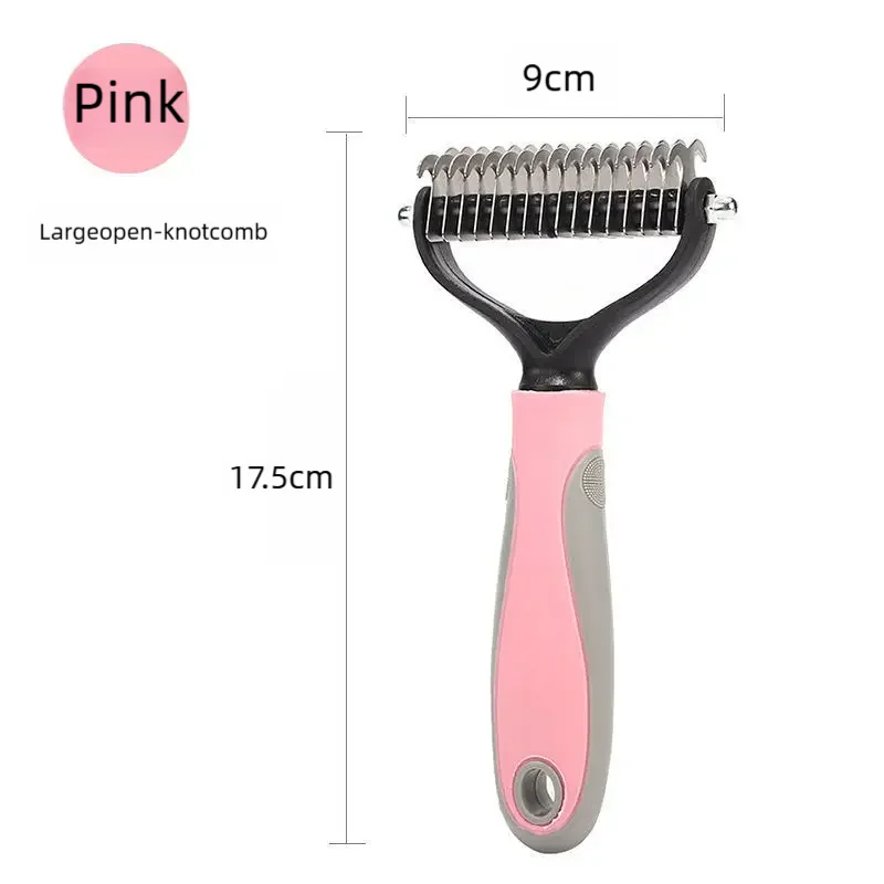PAWCARE WORKS Dog & Cat Grooming Brush — Tangle-Free Coats, Happy Pets Every Time